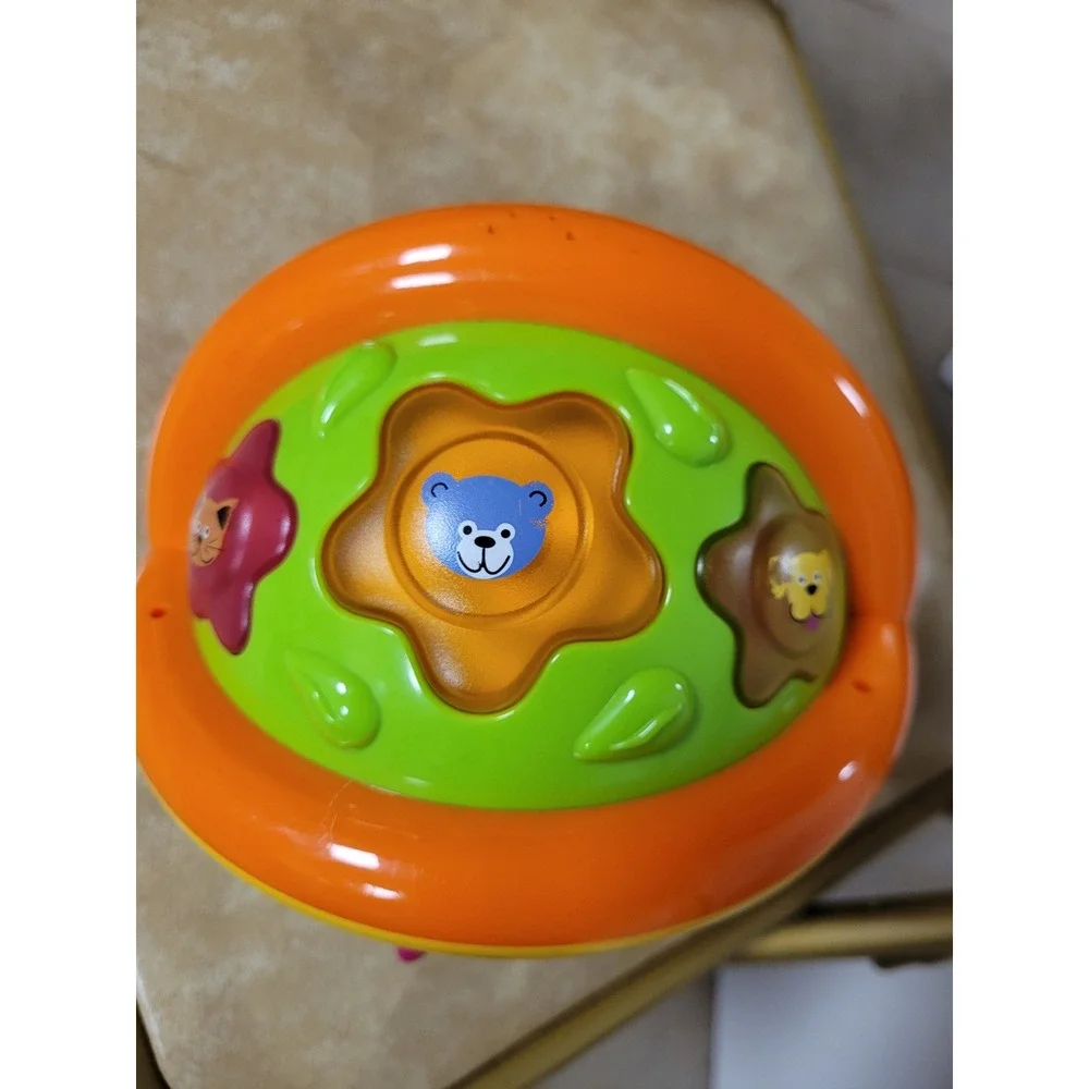 Interactive Activity Ball Baby Toy Animal Faces‎ with sound Sliding Beads
